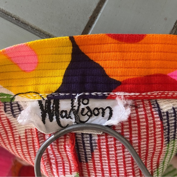 Vintage 60s 70s Psychedelic Floral Midi Maxi Skirt | Size XS - Picture 8 of 8